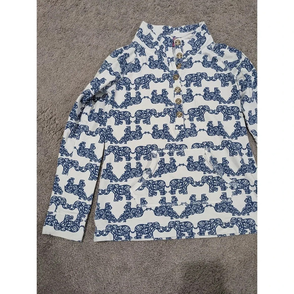 Lilly Pulitzer Captain Popover Pack Your Trunk Size Extra Small Elephants - Picture 2 of 10